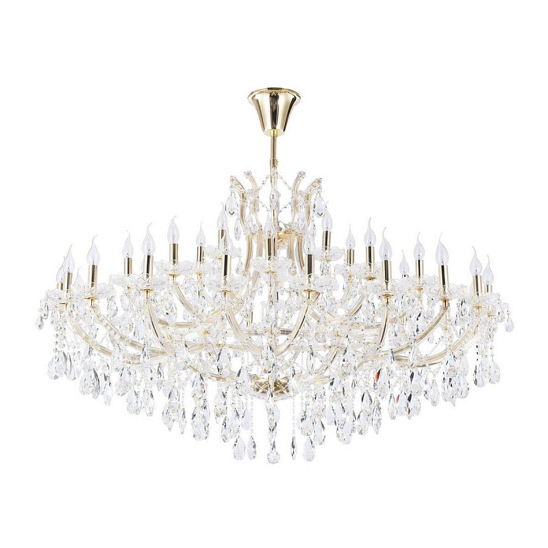 Люстра Pasquale Chandelier 35 Золотой Прозрачный Люстра Pasquale Chandelier 35 Золотой Прозрачный в Грозном | Loft Concept