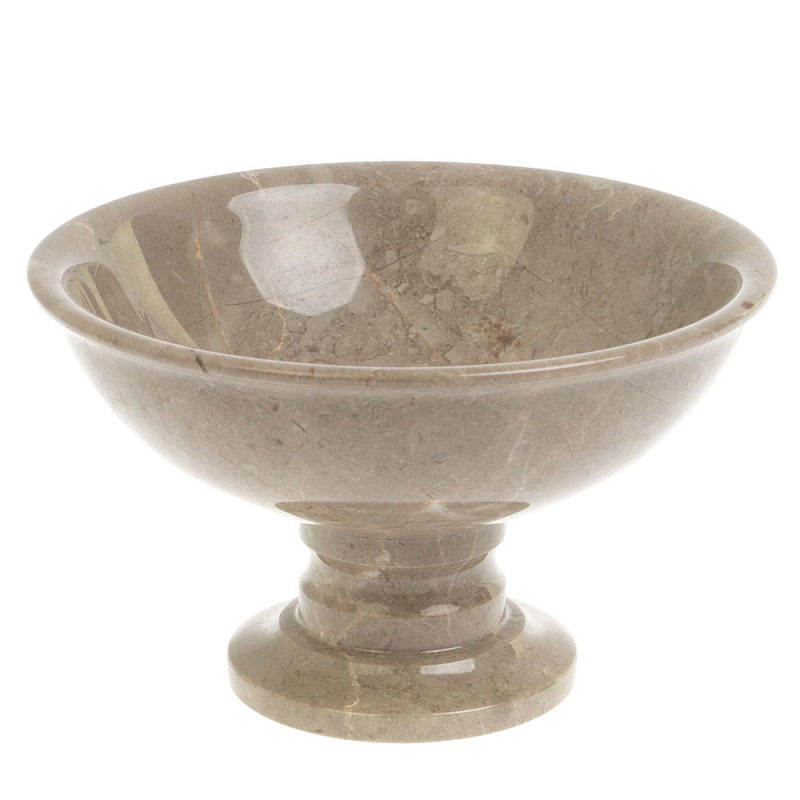 Конфетница из бежевого мрамора Stone Candy Bowl Бежевый Конфетница из бежевого мрамора Stone Candy Bowl Бежевый в Грозном | Loft Concept