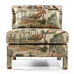 Кресло Lhasa с рисунком шинуазри  варинант исполнения - 6 | Loft Concept в Грозном