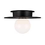 Потолочный светильник с шарообразным плафоном из белого матового стекла Generation Lighting варинант исполнения - 1 | Loft Concept в Грозном
