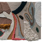 Тканый вручную текстильный гобелен Orchid варинант исполнения - 1 | Loft Concept в Грозном