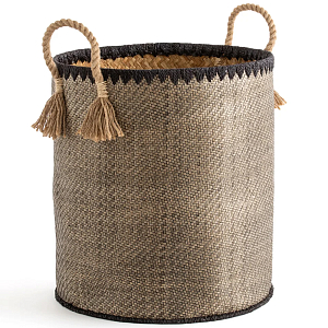 Плетеная корзина из листьев пальмы Tabia Wicker Basket