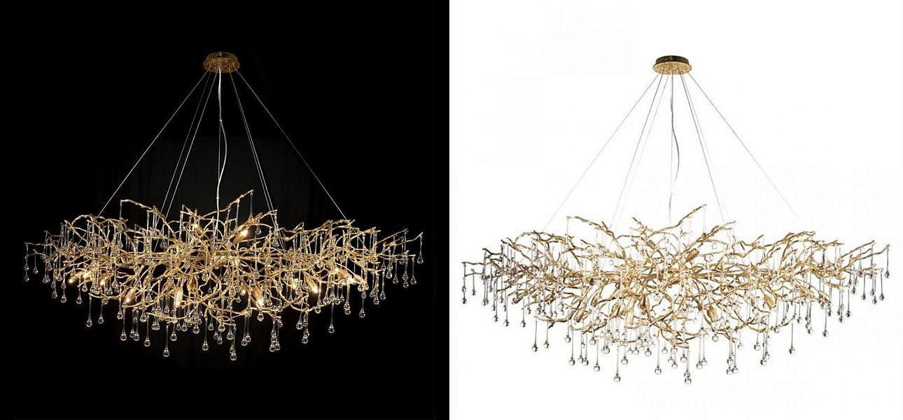 Люстра Crystal Drops bright Gold Люстра Crystal Drops bright Gold - Loft-Concept в Грозном