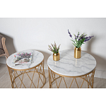 Столик дизайнерский The White Touch варинант исполнения - 4 | Loft Concept в Грозном