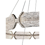 Люстра с 2-мя кольцами с текстурным природным рисунком IceFlame варинант исполнения - 7 | Loft Concept в Грозном