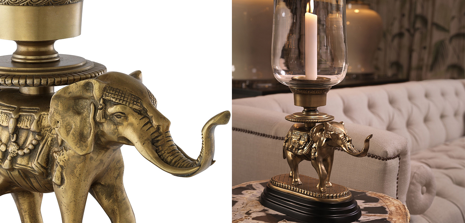 Подсвечник Eichholtz Hurricane Elephant Подсвечник Eichholtz Hurricane Elephant - Loft-Concept в Грозном