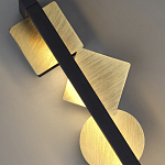 Светодиодное бра цвета античной бронзы Suprematism варинант исполнения - 2 | Loft Concept в Грозном