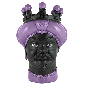 Ваза Vase Moro Man Crown Dark Violet