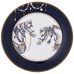 Сервиз обеденный из фарфора с изображением лошадей на 6 персон 23 предмета Porcelain Horse Set варинант исполнения - 1 | Loft Concept в Грозном