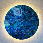 Светильник настенный «Голубая Планета» варинант исполнения - 2 | Loft Concept в Грозном