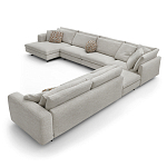 Современная модульная система мягкой мебели Zartаrn 6-ти местный угловой диван варинант исполнения - 2 | Loft Concept в Грозном