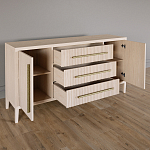 Буфет Primo с тремя ящиками и двумя фасадами Светлый дуб варинант исполнения - 3 | Loft Concept в Грозном