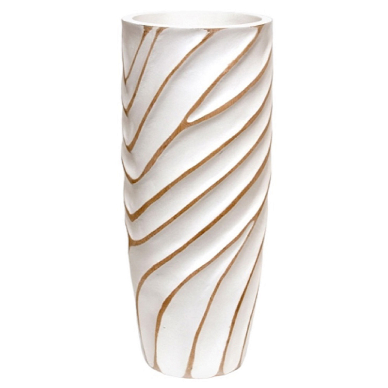 Ваза белая Vase of Thailand 1 Белый Золотой в Грозном | Loft Concept 