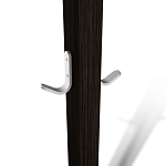 Вешалка с квадратным основанием и 4-мя металлическими крючками Industrial Metal Rust варинант исполнения - 3 | Loft Concept в Грозном