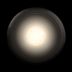 Встраиваемый спот светодиодный круглый черного цвета с углублением Ombra Lux  варинант исполнения - 3 | Loft Concept в Грозном