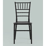 Стул Chiavari пластик черный варинант исполнения - 4 | Loft Concept в Грозном