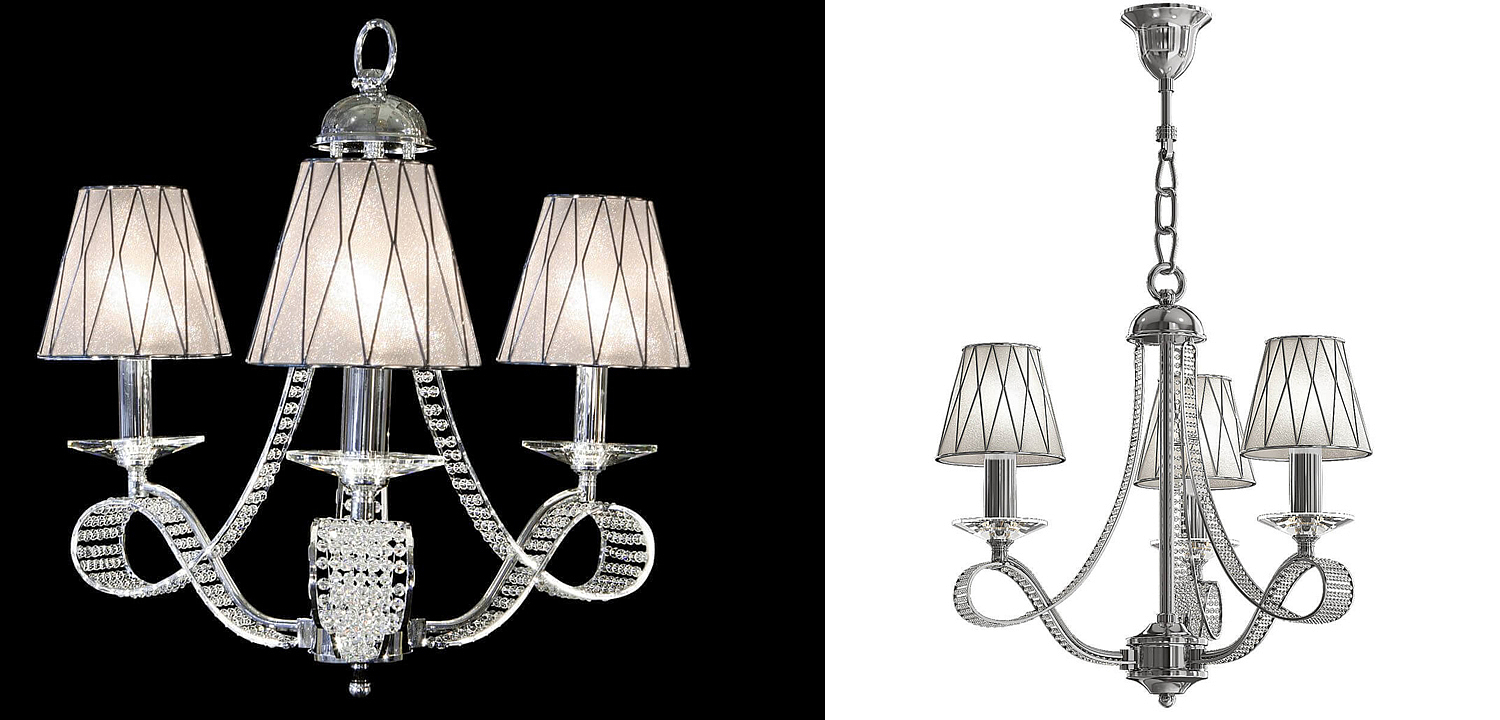Люстра Franseza Chandelier chrome 52 Люстра Franseza Chandelier chrome 52 - Loft-Concept в Грозном