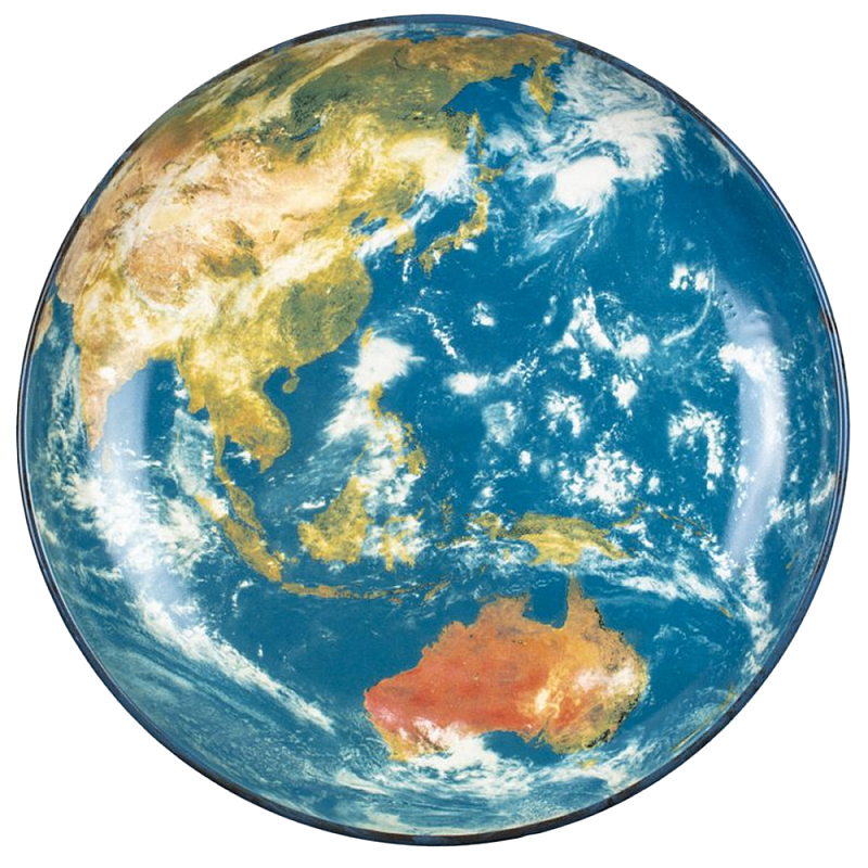 Блюдо Seletti Earth Asia Черный Синий Бежевый Блюдо Seletti Earth Asia Черный Синий Бежевый в Грозном | Loft Concept