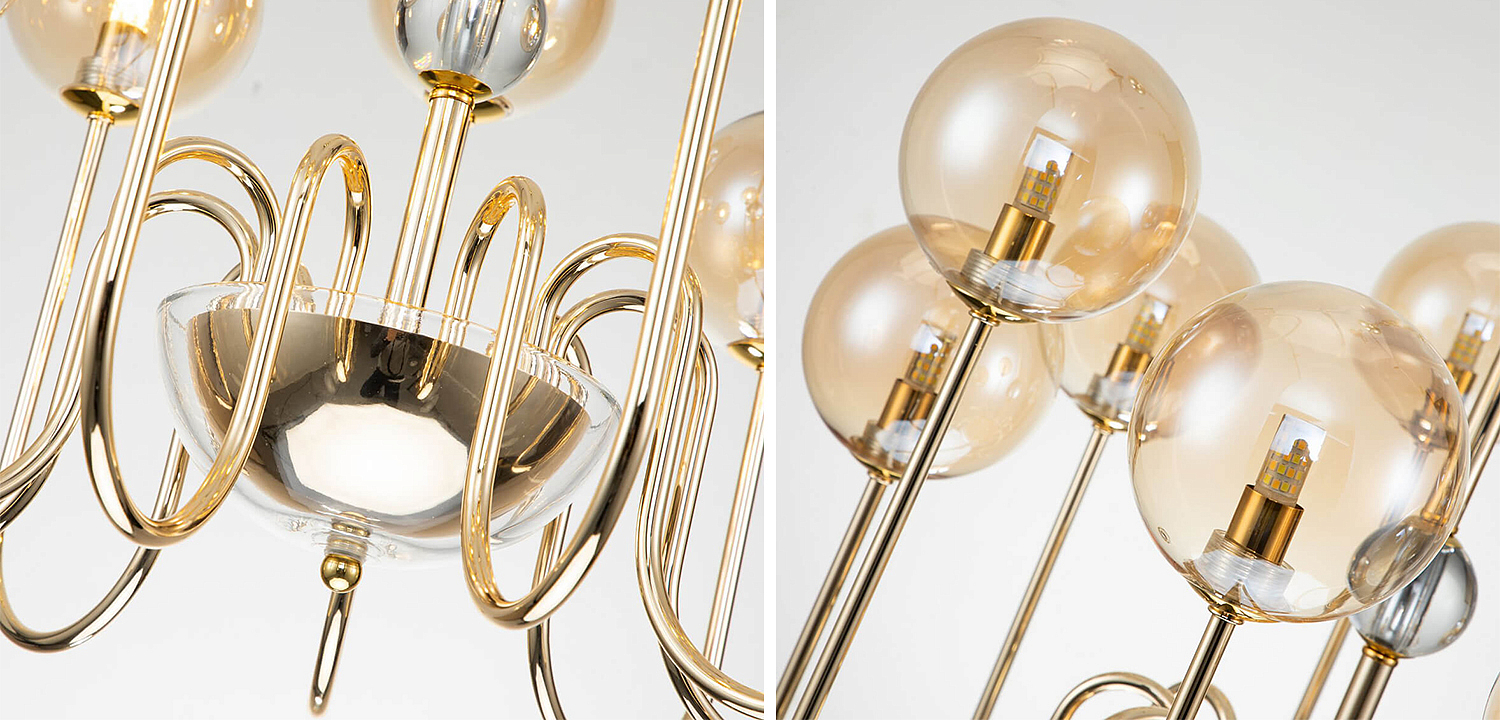 Люстра Sheiry Glass Ball Chandelier 9 Люстра Sheiry Glass Ball Chandelier 9 - Loft-Concept в Грозном