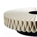 Дизайнерский журнальный стол круглый с фактурной столешницей Ifike варинант исполнения - 2 | Loft Concept в Грозном