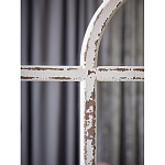 Зеркало-окно с эффектом старения в венецианском стиле Venetian White Mirror варинант исполнения - 6 | Loft Concept в Грозном