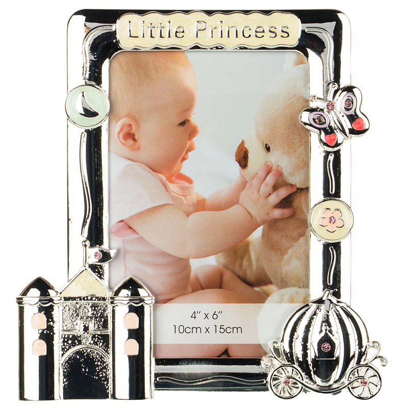 Фоторамка детская Childhood Corner Little Princess Серебряный Фоторамка детская Childhood Corner Little Princess Серебряный в Грозном | Loft Concept