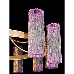 Люстра круглая с текстурными цилиндрическими плафонами Glimpse варинант исполнения - 3 | Loft Concept в Грозном