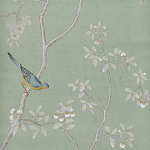 Обои ручная роспись Badminton Mercury Grey варинант исполнения - 1 | Loft Concept в Грозном