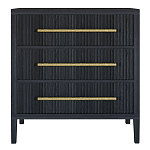 Комод Primo с 3 выдвижными ящиками Черный дуб варинант исполнения - 7 | Loft Concept в Грозном