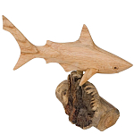 Статуэтка из дерева акула Animals of the World варинант исполнения - 5 | Loft Concept в Грозном
