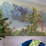 Обои ручная роспись Le Brésil Eden варинант исполнения - 3 | Loft Concept в Грозном