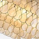 Люстра многоярусная с декором из натуральной морской ракушки Iridescent Light варинант исполнения - 5 | Loft Concept в Грозном