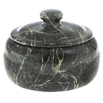 Сахарница из натурального камня Змеевик Stone Sugar Bowls варинант исполнения - 7 | Loft Concept в Грозном