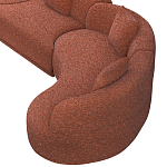 Модульный диван Calypso с кушеткой варинант исполнения - 5 | Loft Concept в Грозном