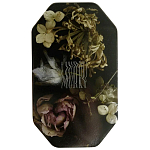 Шкатулка из эпоксидной смолы с цветами черная Epoxy Resin Box Black варинант исполнения - 1 | Loft Concept в Грозном