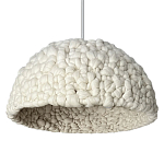 Вязаный подвесной светильник из шерсти Dome Wool Lamp  варинант исполнения - 6 | Loft Concept в Грозном