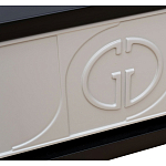 Тумбочка прикроватная с ящиком черно-серого цвета Noble Nightstand варинант исполнения - 3 | Loft Concept в Грозном