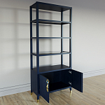 Стеллаж со стеклянными полками Elsa Dreams Blue варинант исполнения - 3 | Loft Concept в Грозном