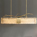 Люстра прямоугольная из фактурного стекла Chandelier Beam варинант исполнения - 5 | Loft Concept в Грозном