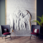 Барельеф ELEPHANTS варинант исполнения - 2 | Loft Concept в Грозном