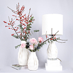 Настольная лампа керамическая бежевая Amazonia варинант исполнения - 2 | Loft Concept в Грозном