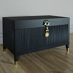 Большой дизайнерский Сундук Elsa Dreams Black варинант исполнения - 4 | Loft Concept в Грозном