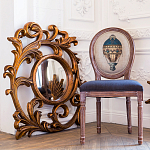 Зеркало настенное с рамой цвета античная бронза Classic Ornament Mirror варинант исполнения - 3 | Loft Concept в Грозном