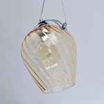 Подвесной светильник со стеклянном плафоном в форме бокала Kaleido варинант исполнения - 4 | Loft Concept в Грозном