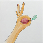 Плитка дизайнерская с рисунком Лимон варинант исполнения - 2 | Loft Concept в Грозном