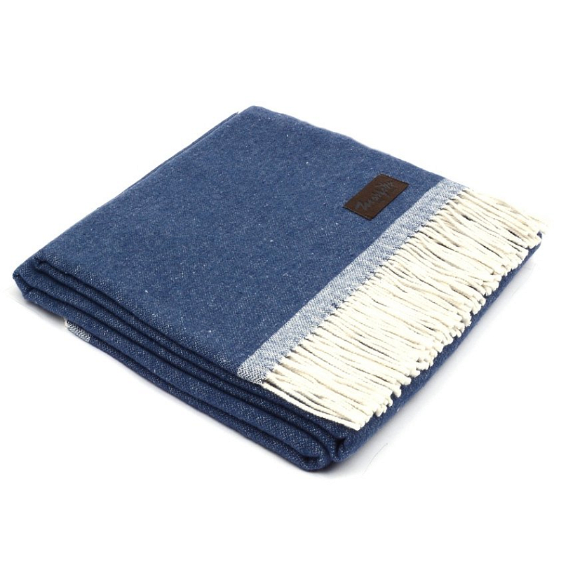 Плед SARA 4000 Marzotto Синий в Грозном | Loft Concept 