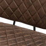 Стул с темно-коричневой обивкой из экокожи Benderson варинант исполнения - 8 | Loft Concept в Грозном