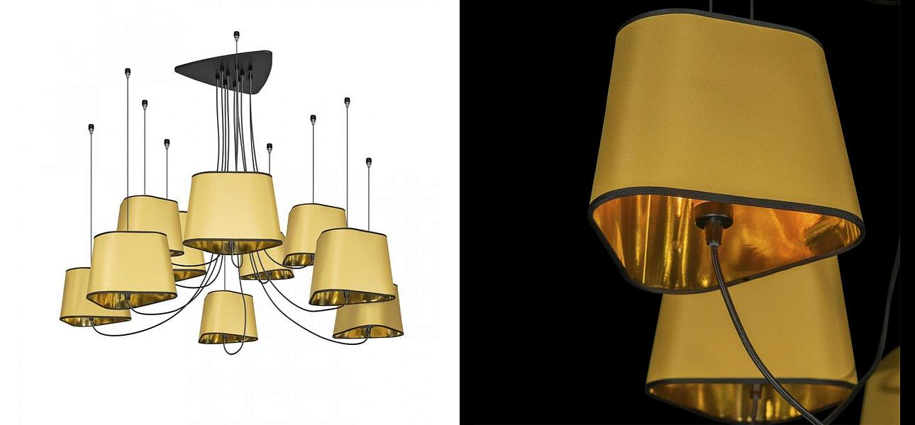 Люстра Designheure Lighting Gold 10 плафонов Люстра Designheure Lighting Gold 10 плафонов - Loft-Concept в Грозном