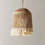 Люстра круглая плетеная с кисточками Small Solar Glow варинант исполнения - 2 | Loft Concept в Грозном