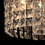 Потолочный светильник круглый с прозрачными подвесками Lunet варинант исполнения - 16 | Loft Concept в Грозном